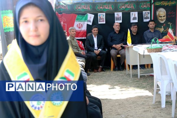 بازدید مشاور وزیر از موکب‌های سازمان دانش‌آموزی آذربایجان غربی