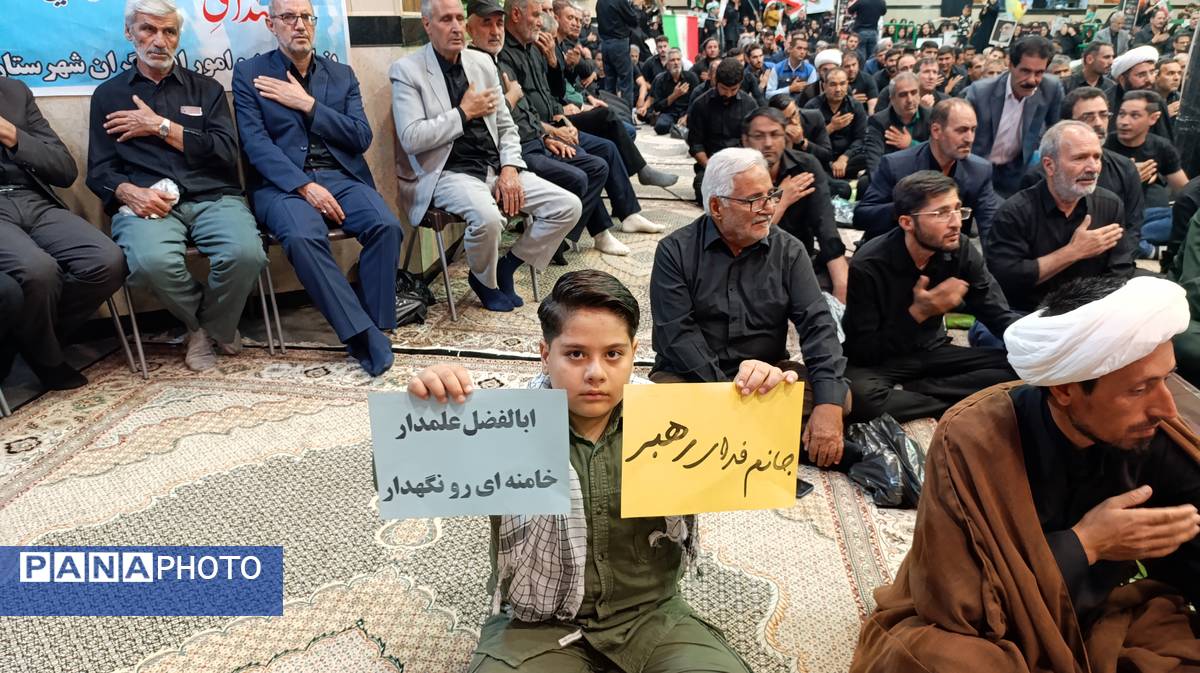 ملکان در سوگ شهدا؛ فریاد وحدت علیه جنایت صهیونیستی