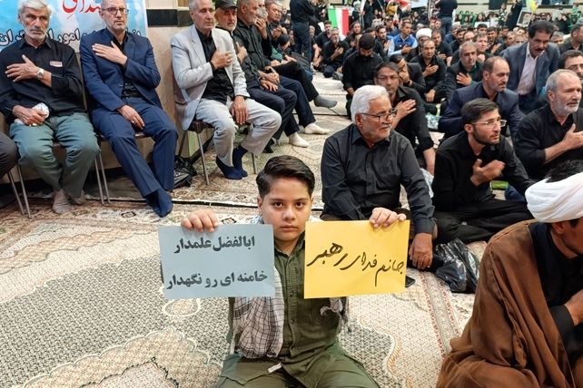 ملکان در سوگ شهدا؛ فریاد وحدت علیه جنایت صهیونیستی