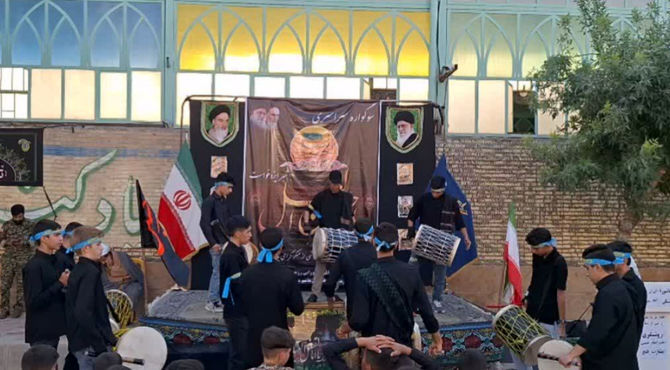 سوگواری نوجوانان ایزدخواست به یاد قاسم بن الحسن