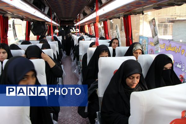 اعزام کاروان‌های دانش‌آموزی به اردوهای راهیان نور جنوب کشور