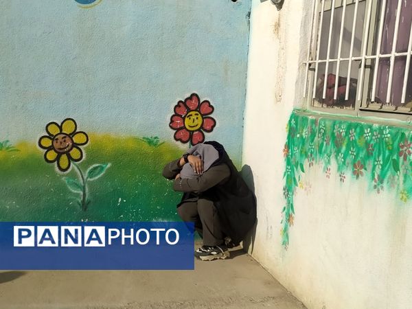 مانور زلزله در دبستان شهید نجفی فدافن