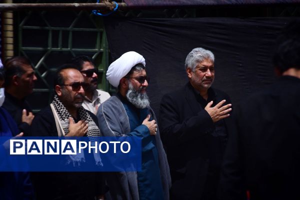 زابل در ماتم حسین؛ گلزار شهدا شهرستان زابل میزبان اشک و شور عزاداران حسینی