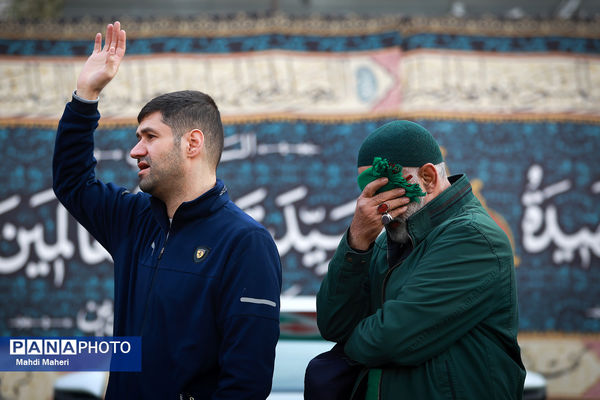 اجتماع عزاداران فاطمی در میدان هفت تیر