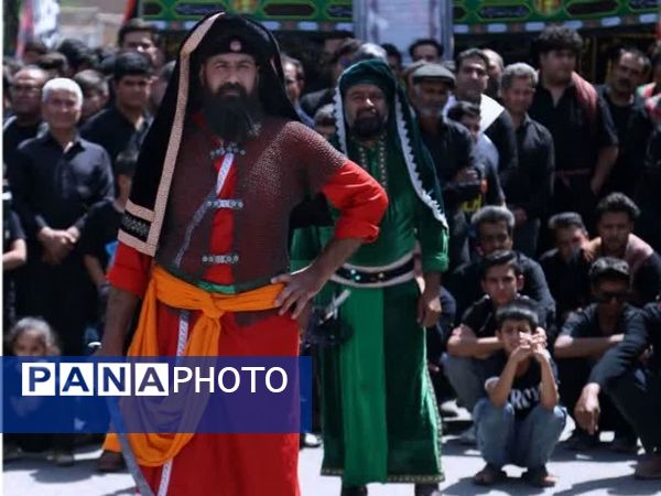 شبیه خوانی عصر عاشورا در روستای فدافن
