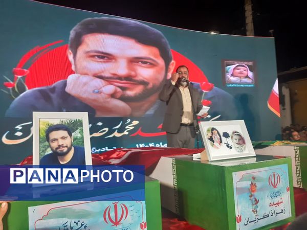 وداع پرشور با شهید ذاکریان در بابل