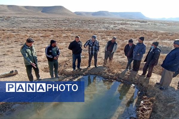 بازدید از قنات روستای پیشی دره جهت لایروبی