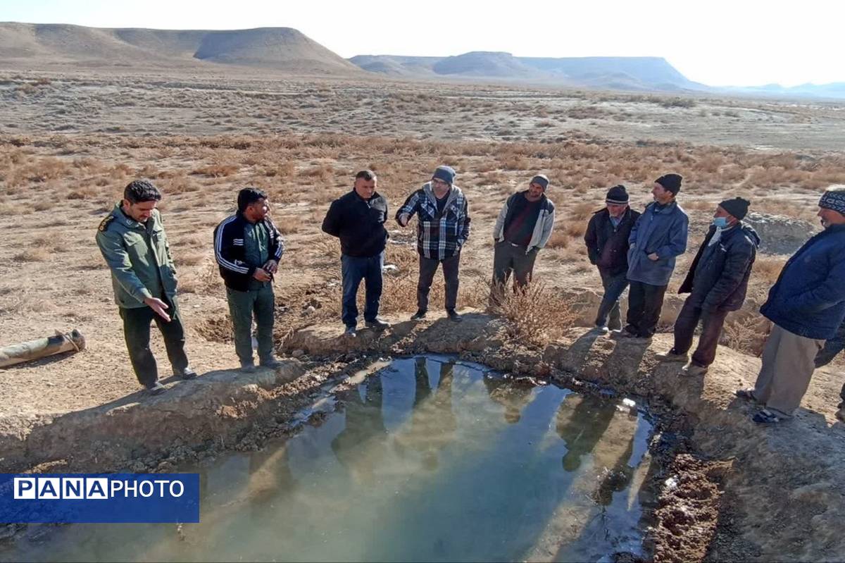 بازدید از قنات روستای پیشی دره جهت لایروبی