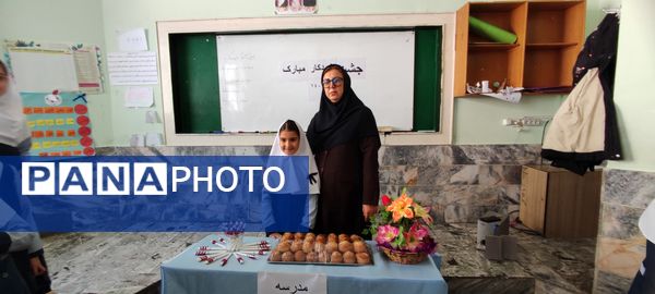 جشن خودکار پایه چهارم مدرسه شهید خاقانی در شهرستان شیروان