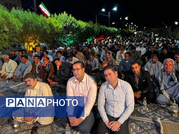 یادواره شهدای گمنام بخش چاه‌دادخدا و اولین سالگرد شهید سید حسن نصرالله