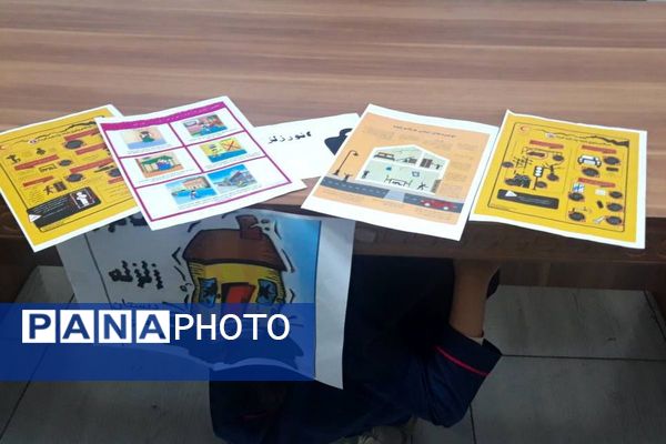 تمرین ایمنی و مقابله با بحران زلزله در مدرسه هدی۱