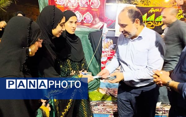 حضور معاون وزیر آموزش‌وپرورش در موکب  اربعینی انصار الحسین فرهنگیان و دانش آموزان حمیدیه