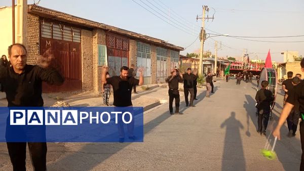 هیات‌ عزاداری‌ در شهر وردنجان‌‌ 