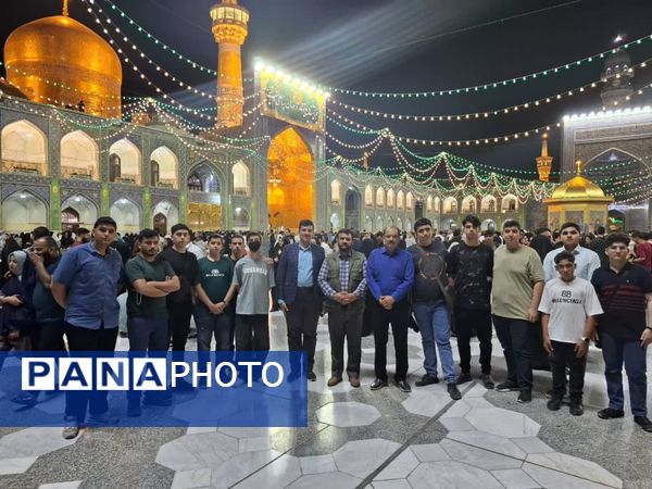 سفر معنوی دانش‌آموزان سما کاشان به مشهد مقدس در دهه کرامت