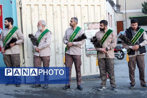 مراسم میزبانی شهدای گمنام دفاع مقدس در البرز