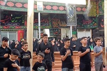 تجمع دختران و پسران حسینی در زرقان