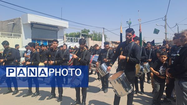 مراسم عزاداری و زنجیر زنی شهادت امام حسن مجتبی(ع) و رحلت پیامبر اکرم (ص) در  روستای کفکی خراسان رضوی