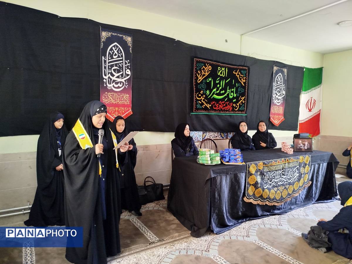 لحظات فاطمی در مدرسه شهید قنبری لاله تبریز