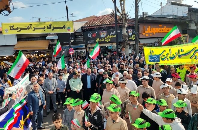 راهپیمایی سیزده آبان،؛ شور وشعور را در هم آمیخت