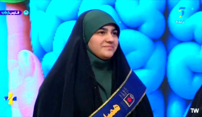 حضور دانش‌آموز خبرنگار پانا پاکدشت در برنامه زنده تلویزیونی «مثبت آموزش»