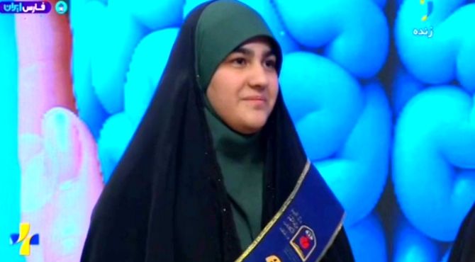 حضور دانش‌آموز خبرنگار پانا پاکدشت در برنامه زنده تلویزیونی «مثبت آموزش»