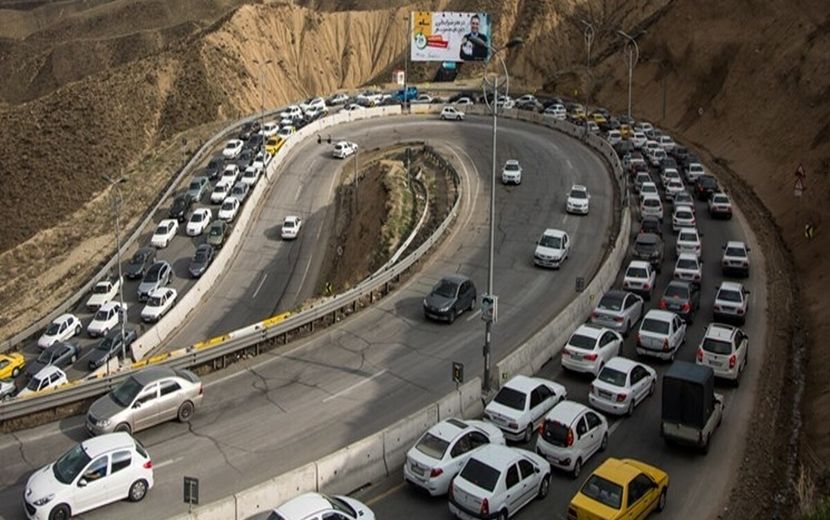 ترافیک سنگین در برخی جاده‌های شمالی