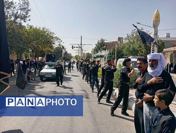 راهپیمایی جاماندگان اربعین حسینی در باخرز 