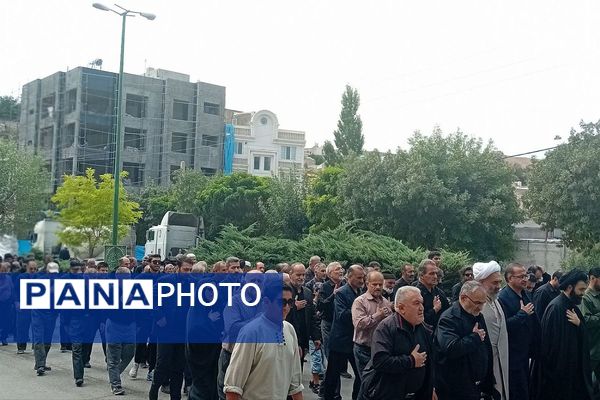 برگزاری مراسم پیاده‌روی جاماندگان اربعین درشهرستان فیروزکوه