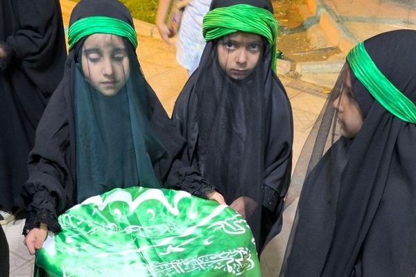 کودکان حسینی در غم عزاداری شهادت حضرت رقیه سلام الله علیها 