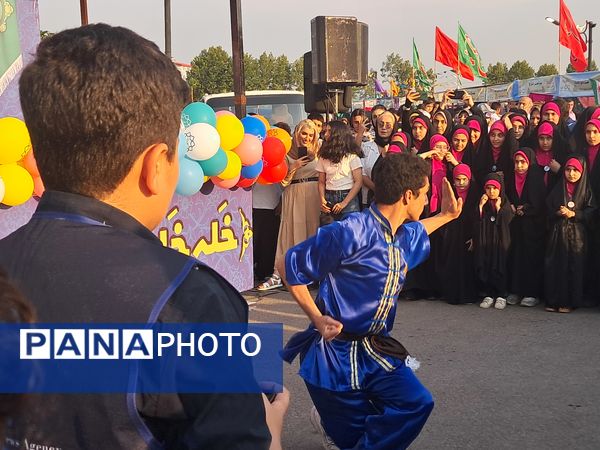 مهمانی پدرانه به‌مناسبت عید غدیر در قائمشهر