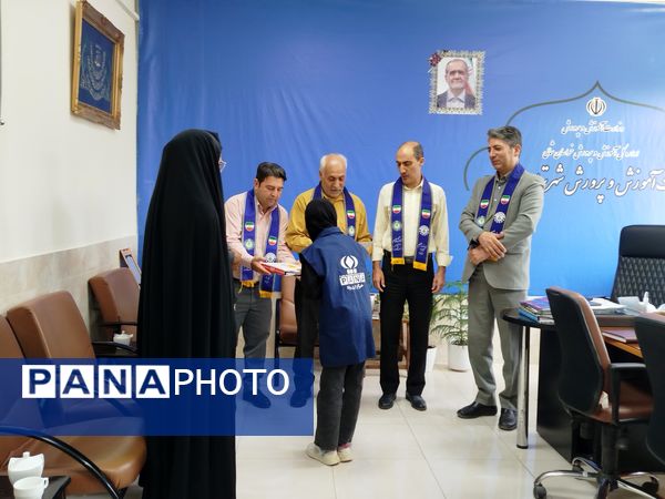 تقدیر مدیر آموزش و پرورش فاروج از خبرنگاران پانا