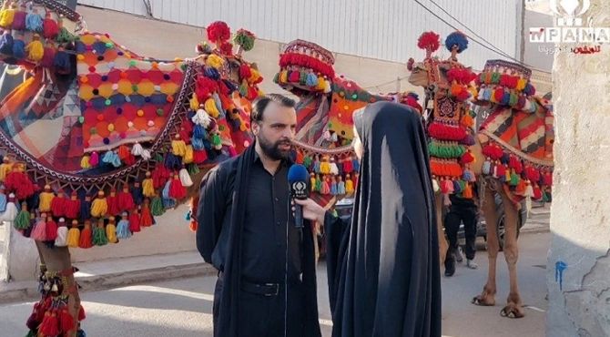 کاروان نمادین تشییع امام حسن مجتبی(ع) در قم