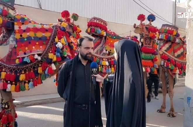 کاروان نمادین تشییع امام حسن مجتبی(ع) در قم