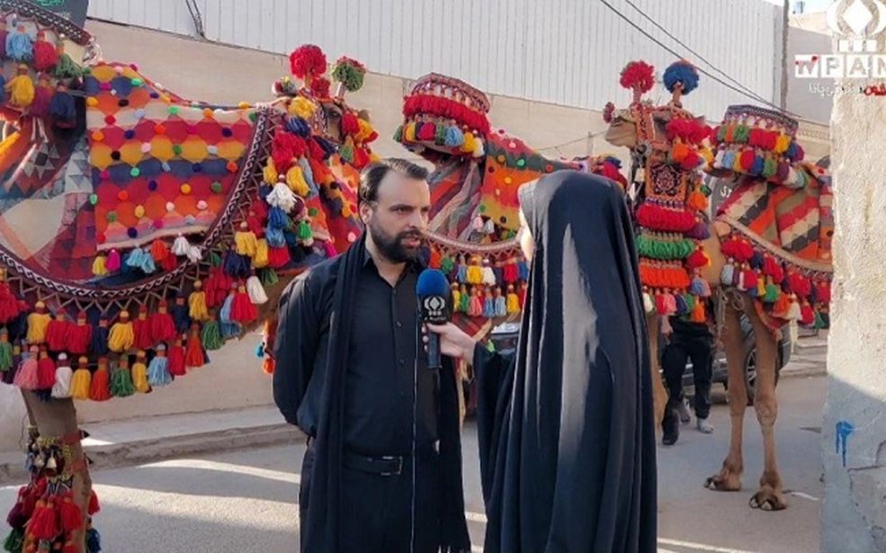 کاروان نمادین تشییع امام حسن مجتبی(ع) در قم