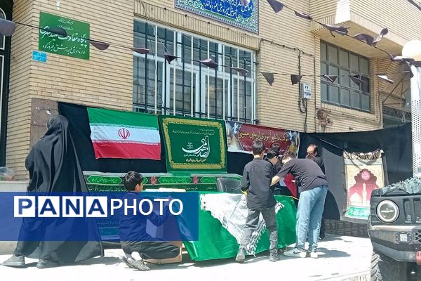 برپایی موکب جاماندگان اربعین حسینی در فیروزکوه