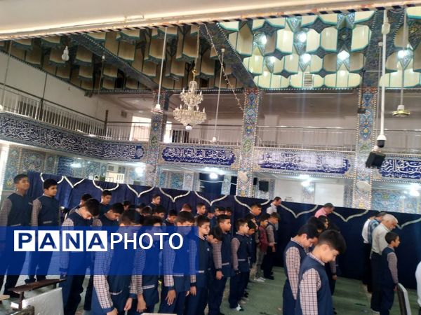 برگزاری اولین نماز جماعت سال تحصیلی جدید دبستان حضرت قاسم ابن الحسن (ع)