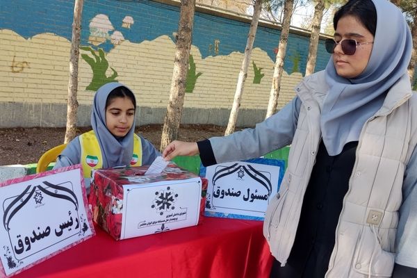 انتخابات شورای دانش آموزی در دبیرستان نمونه دولتی مهرورزان خواف