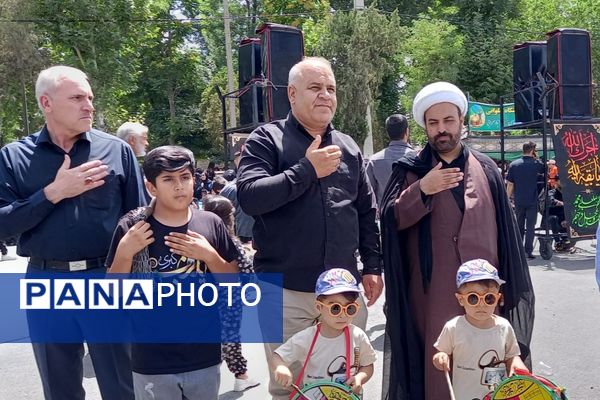 مراسم تاسوعای حسینی در کامیاران 