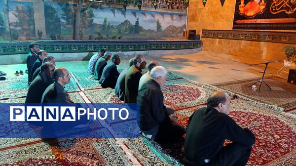  عزاداری هیئت اجتماع حسینی در ناحیه 7 مشهد