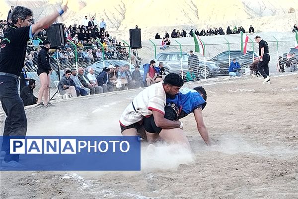 مسابقات بومی محلی در گود کشتی شهر بار نیشابور