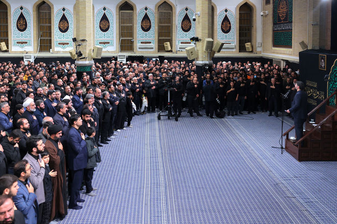 برپایی مراسم عزاداری شب شهادت حضرت زهرا(س) در حسینیه امام خمینی(ره)