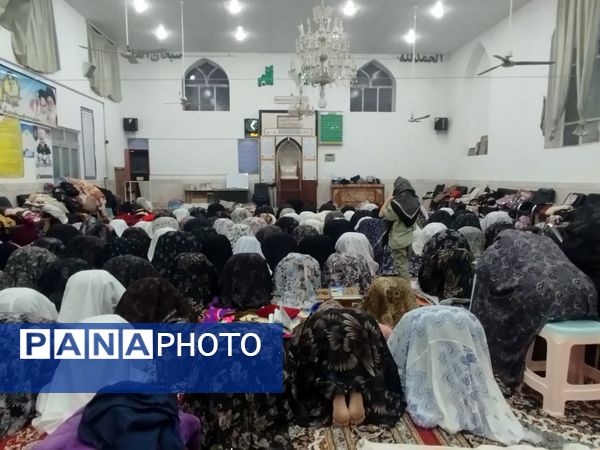 مراسم اعتکاف در مسجد روستای مهدی آباد خلیل آباد