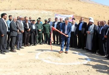 آیین کلنگ زنی  و عملیات ساخت یادمان « شهید گمنام »در شهر چلیچه آغاز شد