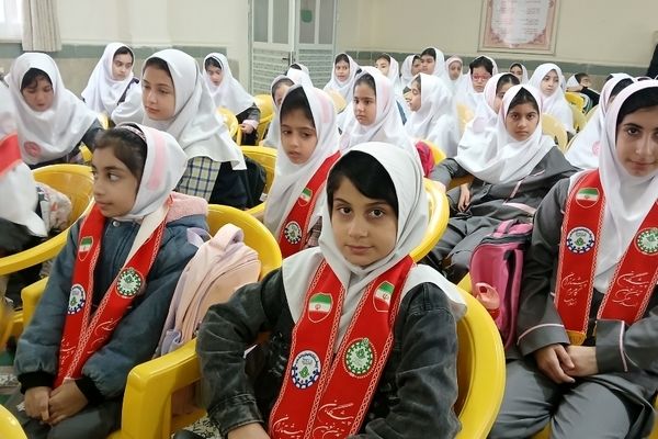 مراسم باشکوه آغاز سال تحصیلی در دبستان دخترانه عصمت