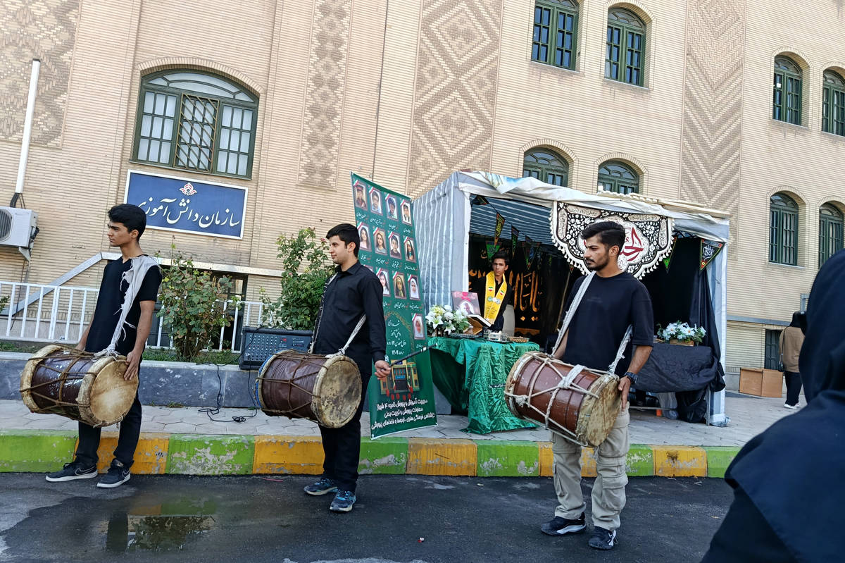 استقرار نیروهای پلیس در مراسم پیادهروی جاماندگان اربعین