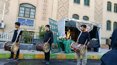 موکب جاماندگان اربعین حسینی در ناحیه ۴شیراز 