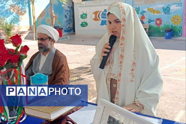 برگزاری طرح مصباح الهدی و نماز جماعت در دبستان شهید اول ۲ ناحیه یک شهرری