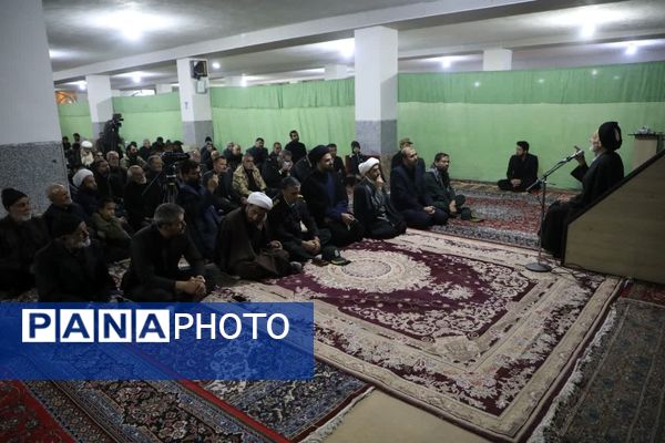 مراسم عزاداری در هیأت صاحب الزمانی (عج) خوسف 