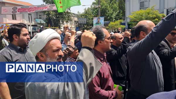 قائمشهر به سوگ شهید محمد حیدری قادیکلایی