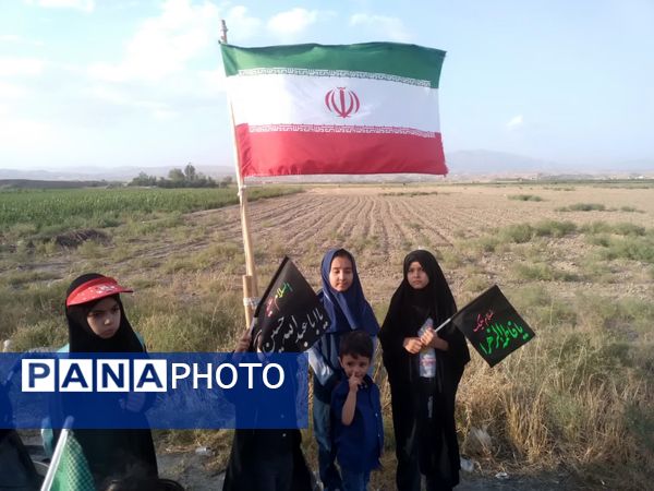 پیاده‌روی جاماندگان اربعین حسینی حرم تا حرم در شهرستان شیروان
